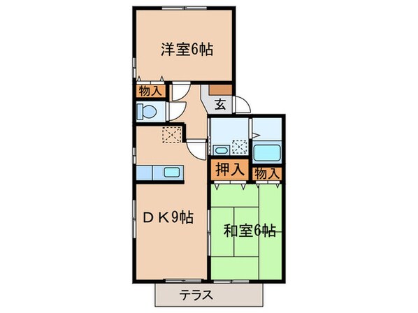 ジョイヒルかすがの物件間取画像